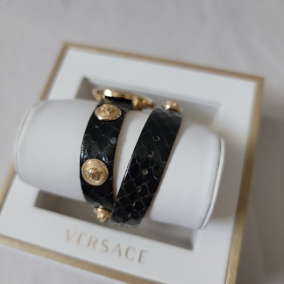 Versace Medusa Stud Icon Wrap Watch - Picture 8 of 13